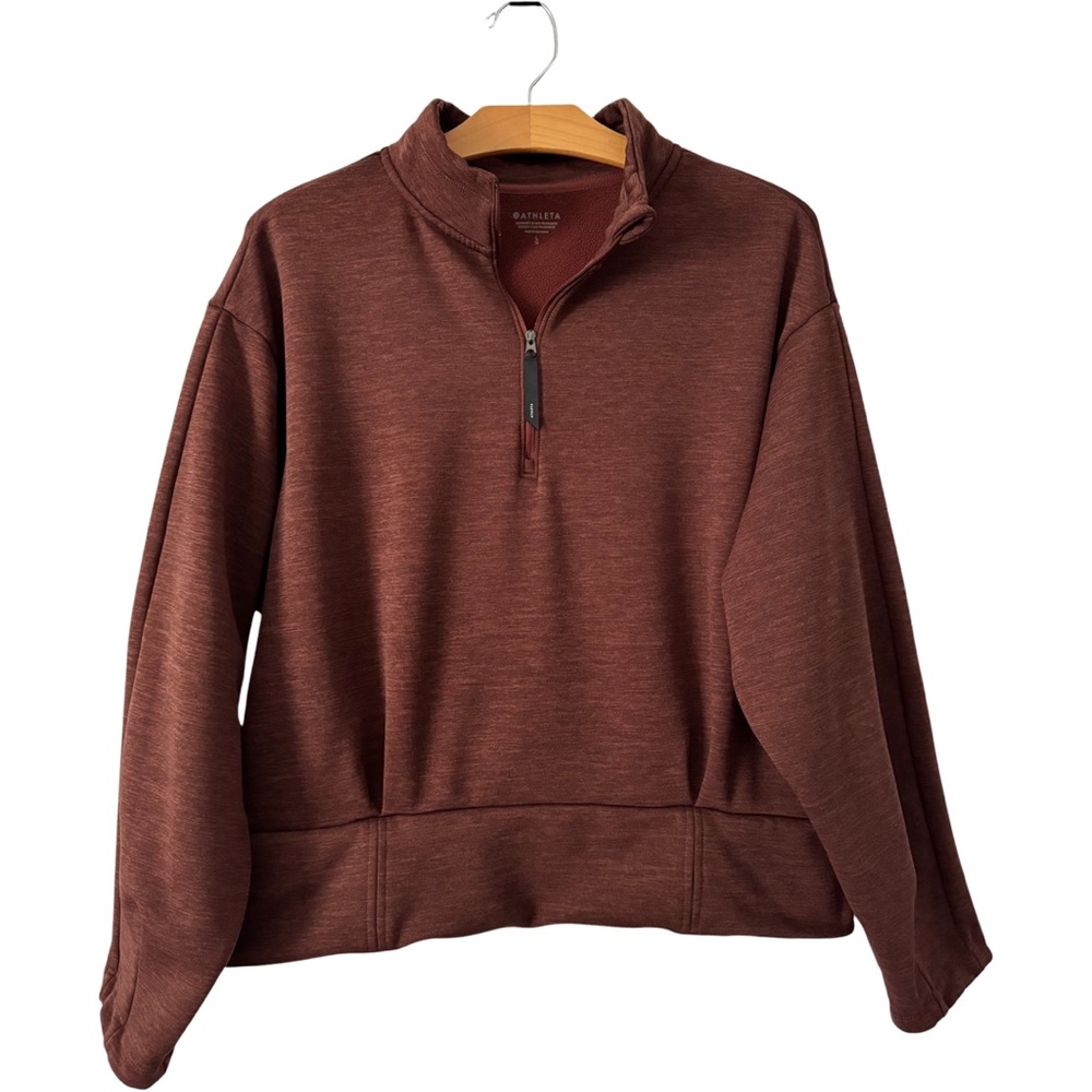 Athleta Half Zip Top | Size: Women’s Large | Color: Brown